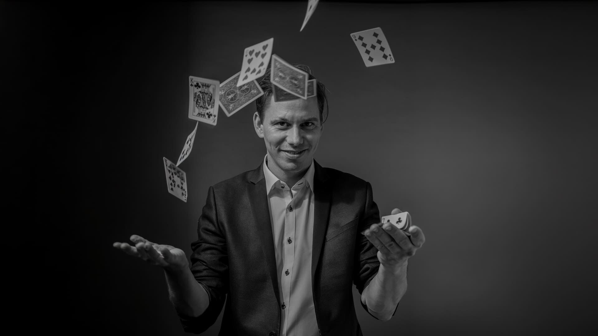 Zauberer Florian Klein Portrait