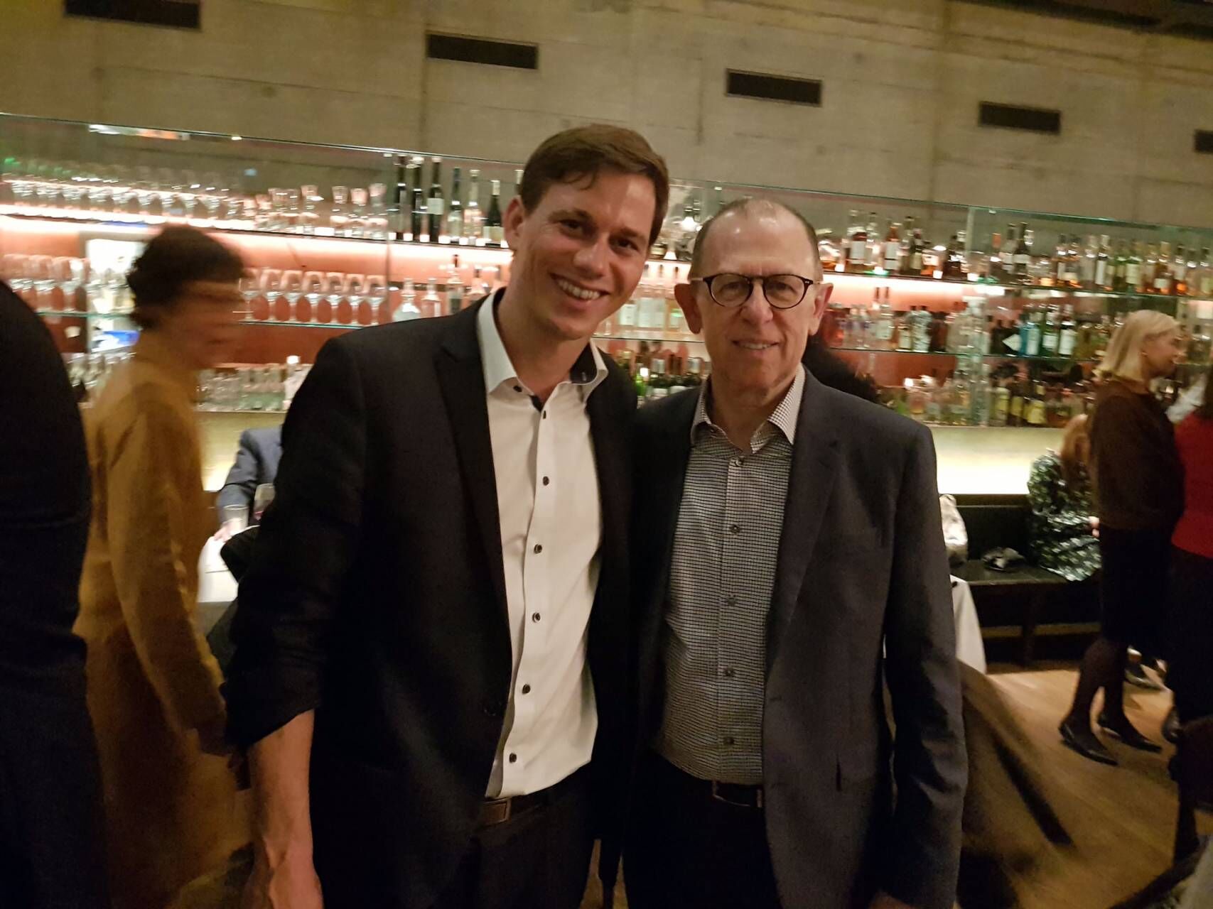 Zauberkünstler Florian Klein mit Viktor Giacobbo