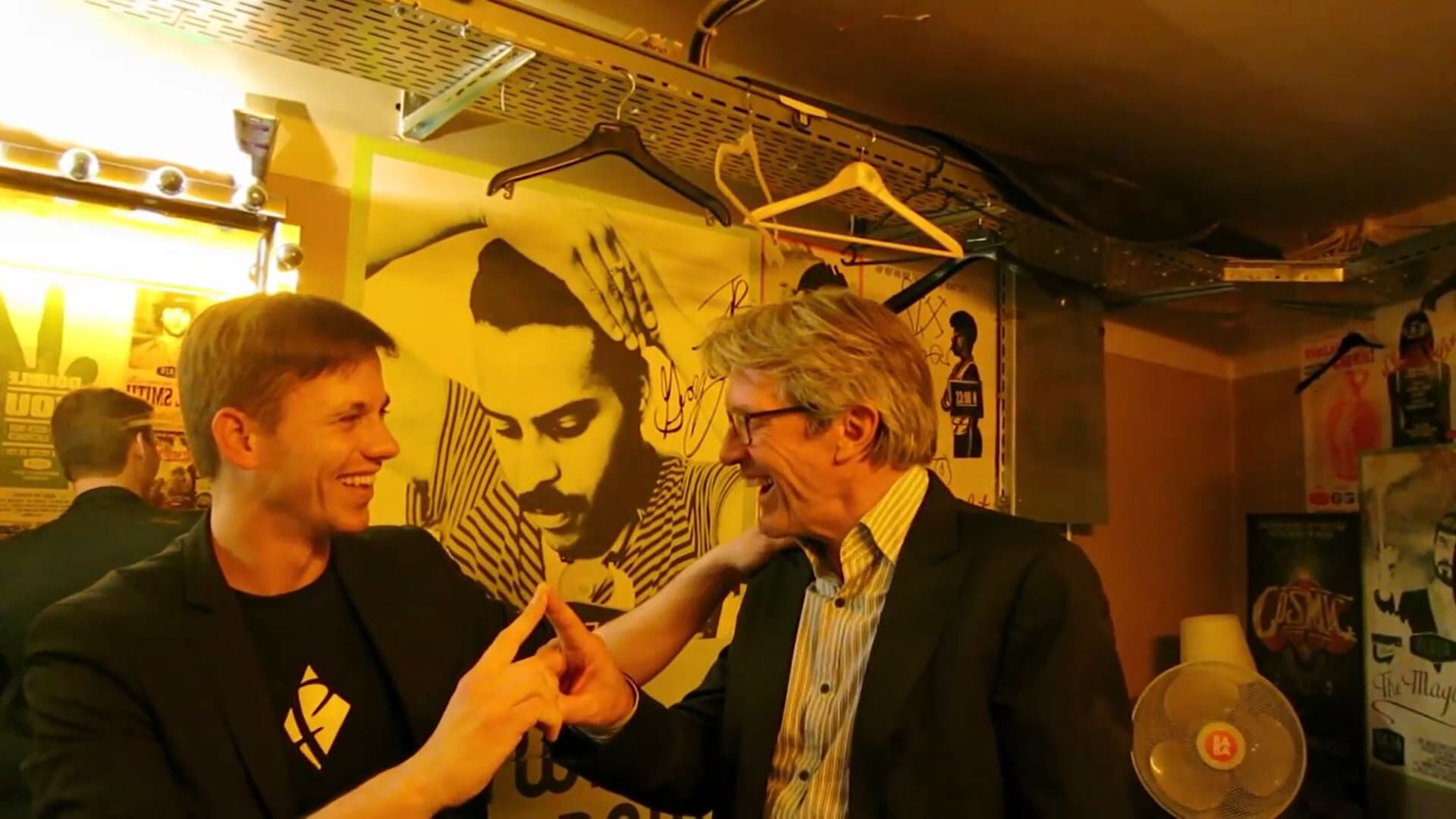 Zauberkünstler Florian Klein mit Bernhard Russi