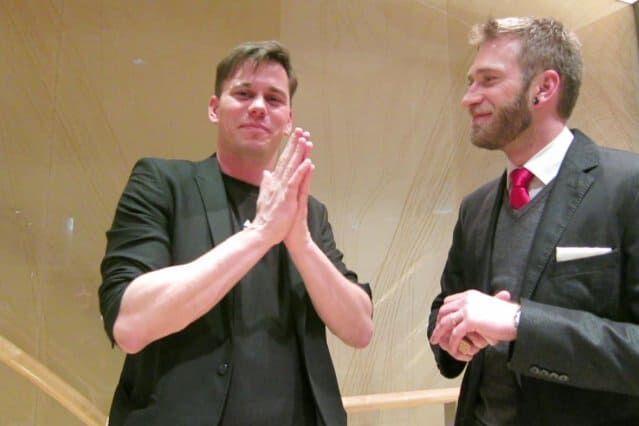 Zauberkünstler Florian Klein mit Marco Fritsche