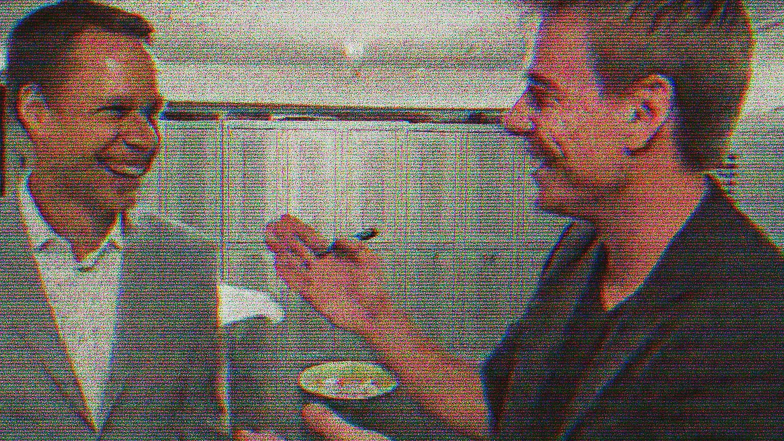 Zauberkünstler Florian Klein mit Mario Torriani