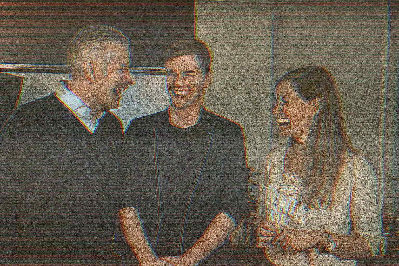 Zauberkünstler Florian Klein mit Sandra Studer und Rainer Maria Salzgeber bei Glanz & Gloria